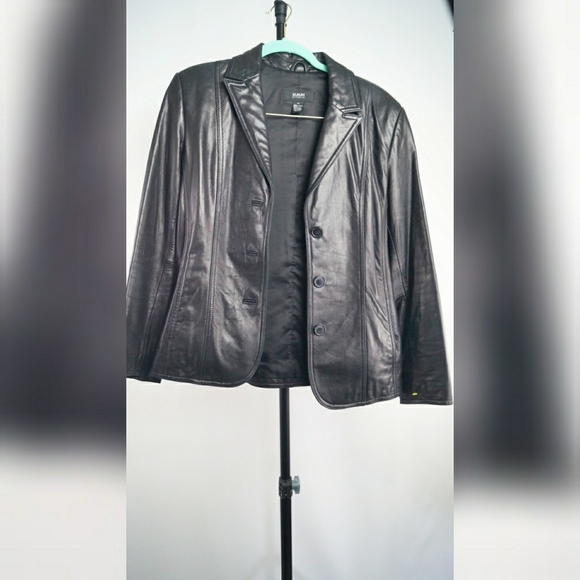 ALFANI Leather Jacket - Picture 1 of 5